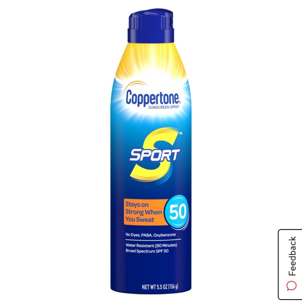 New Coppertone Sport Sunscreen Continuous Spray